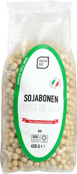 Greenage bio soybeans in a 450g package, fresh green soybeans from the vegetable and fruit selection.