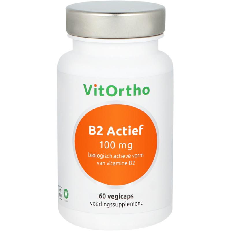 VitOrtho B2 Actief 100 mg 60.00 Vegetarische capsules