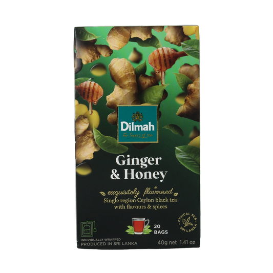 Dilmah Ginger & honey fun tea 20.00 Zakjes