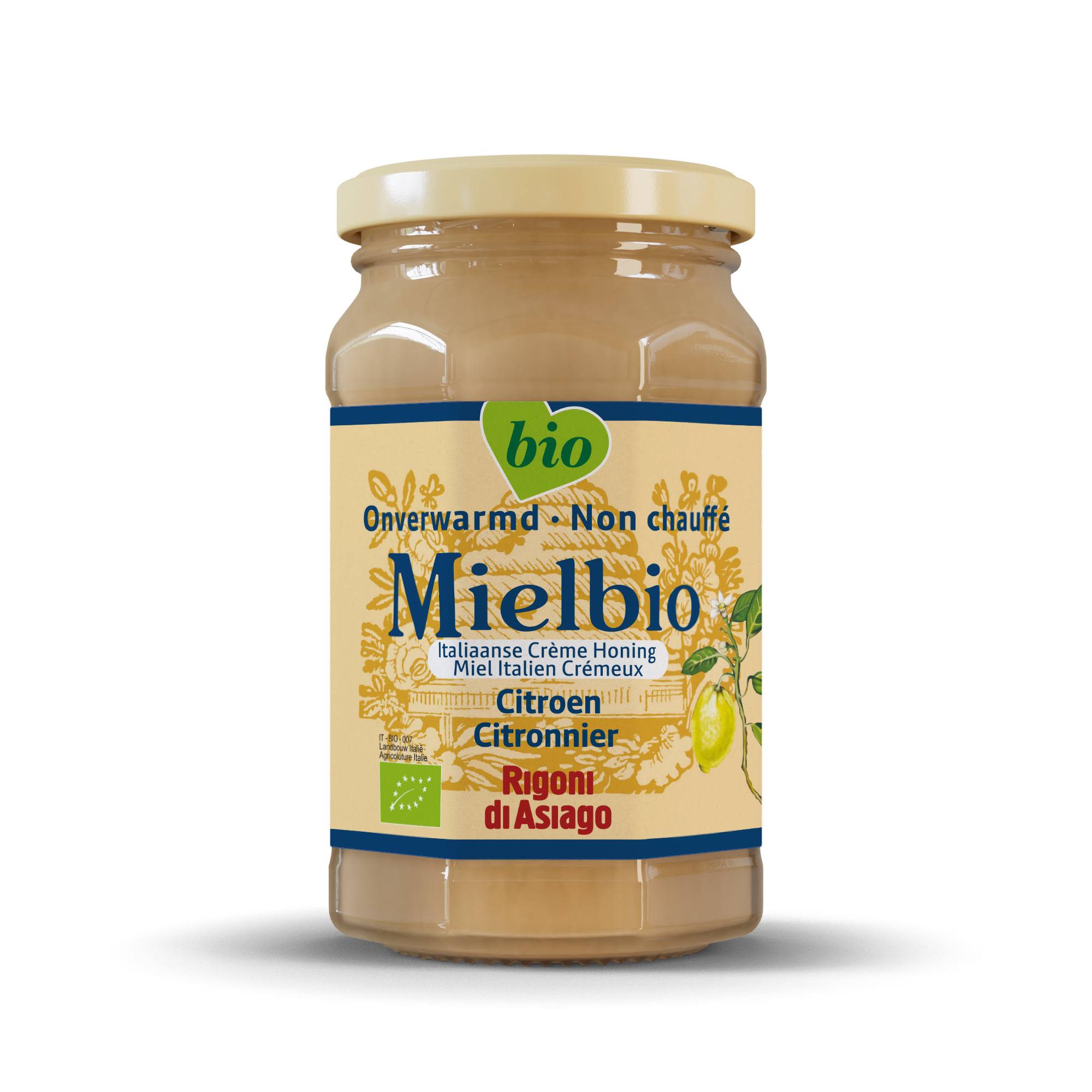 Mielbio Citroen creme honing bio 300.00 Gram