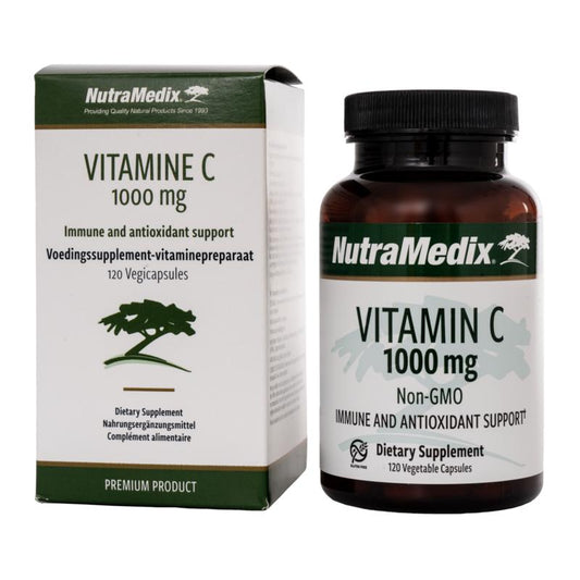 Nutramedix Vitamine C 1000 mg non-GMO 120.00 Capsules