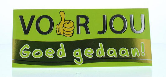 Voor Jou! Wensreep goed gedaan 70.00 Gram