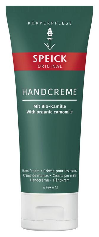 Speick Handcreme 75ml, moisturizing hand lotion in a tube, for soft and nourished skin, with natural herbal ingredients.