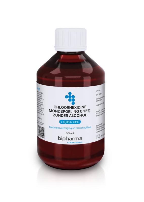 Bipharma Chloorhexidine mondspoeling 0.12% 500.00 Milliliter