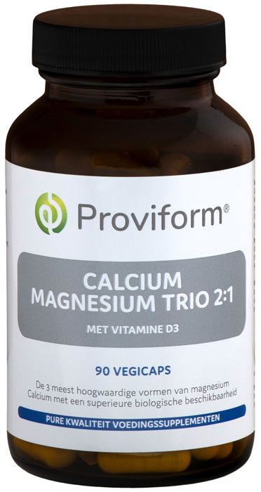 Proviform Calcium magnesium trio 2:1 & D3 90 Vegetarische capsules