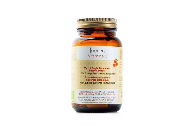 Laveen Vitamine C acerola bio 60.00 Vegetarische capsules
