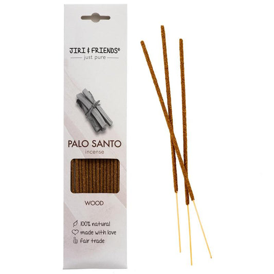 Jiri & Friends Wierook palo santo wood incense sticks, set of 15 for aromatic and spiritual use.