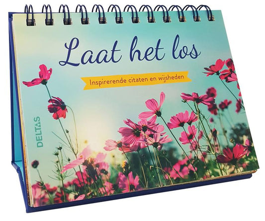 Deltas Laat het los tafelstaander for kaarten, showing a clear plastic card stand on a white background.