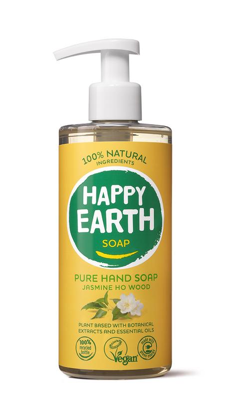 Happy Earth Handzeep jasmine ho wood 300.00 Milliliter