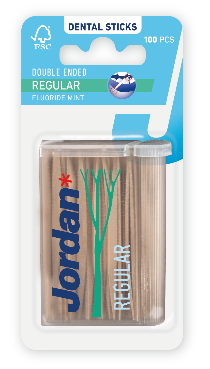 Jordan Tandenstoker regular mint 100.00 Stuks