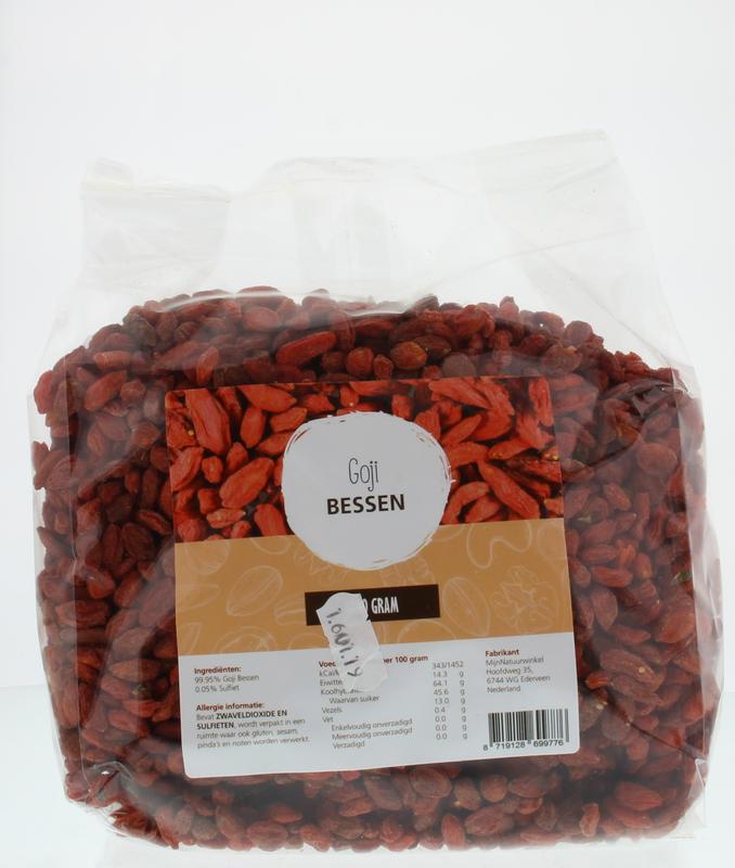 MijnNatuurwinkel Goji bessen 1.00 Kilogram