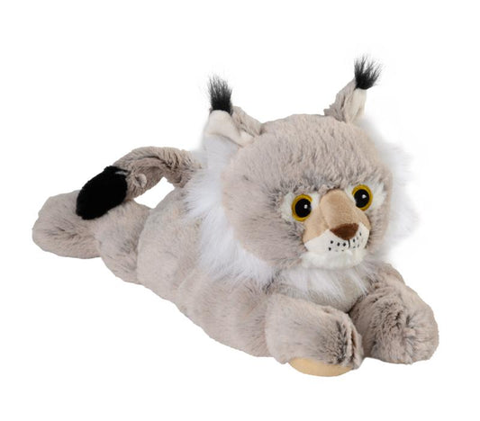 Warmies Lynx plush toy, soft stuffed animal from Warmies, perfect for cuddling and comforting.