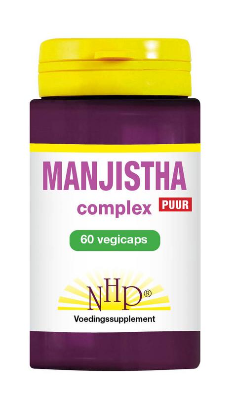 NHP Manjistha complex puur 60.00 Vegetarische capsules