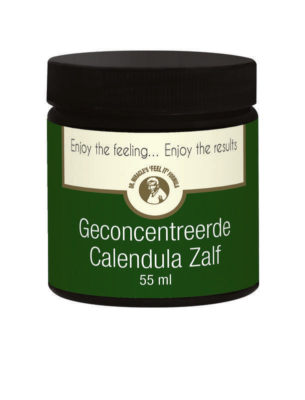 Dr. Miracle Calendula Zalf in 55ml tube, natural body care product with calendula extract for soothing skin.
