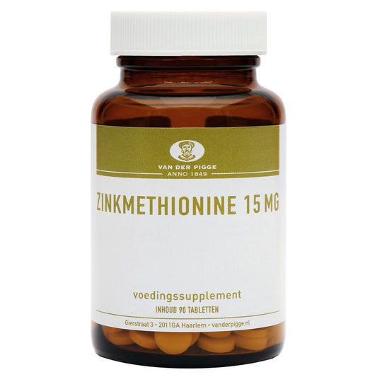 van der Pigge Zinkmethionine 15mg 90.00 Tabletten