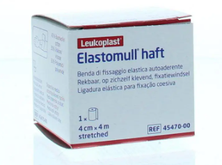 Elastomull Fixatiewindsel haft 4m x 4cm 45470 1.00 Stuks