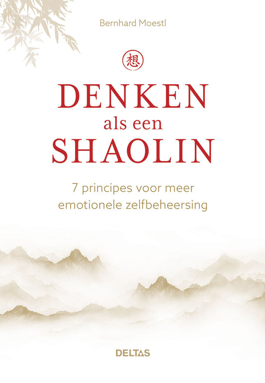 Deltas Denken als een Shaolin book by Deltas, featuring a cover with Chinese-inspired design and title text.