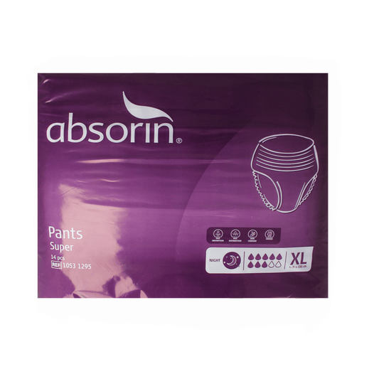 Absorin Incontinentie 14.00 Stuks Absorin Comfort pants super XL 14.00 Stuks