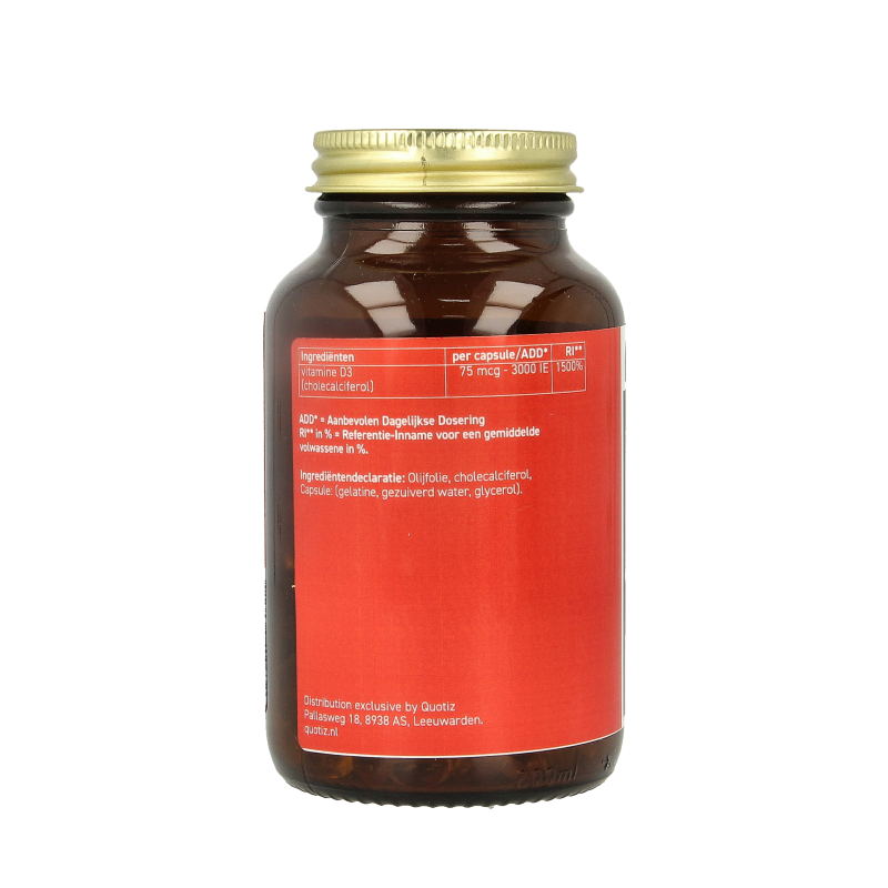 All Natural Vitamine Enkel 30 Capsules All Natural Vitamine D3 75mcg 30 Capsules