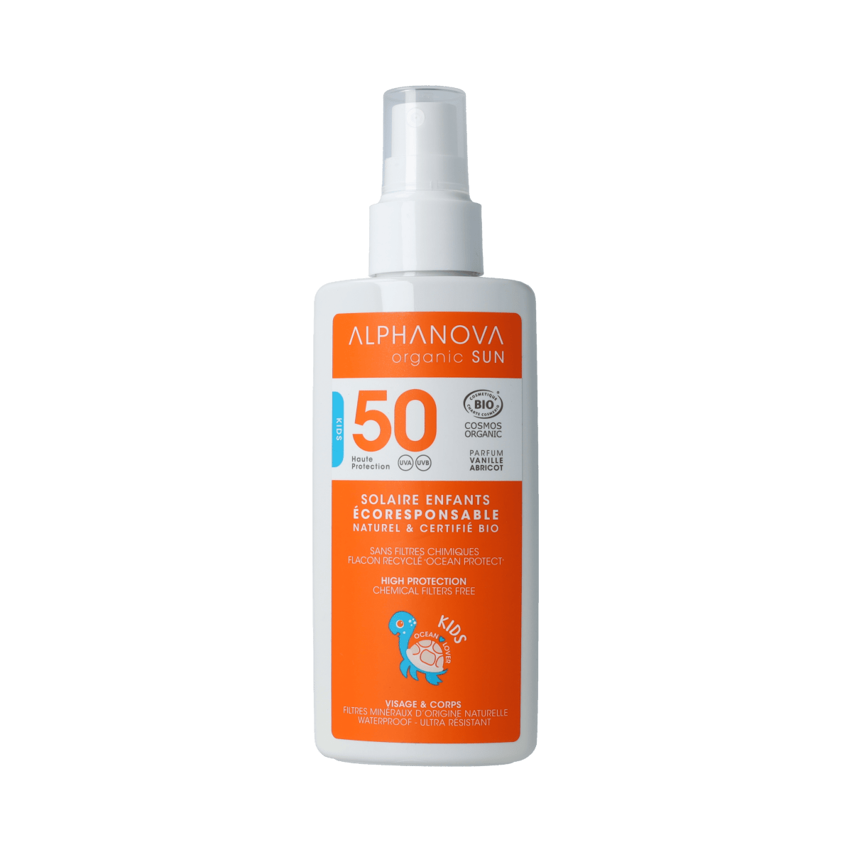 Alphanova Sun Zonnen 125.00 Gram Alphanova Sun Zonnespray kids SPF50  125.00 Gram
