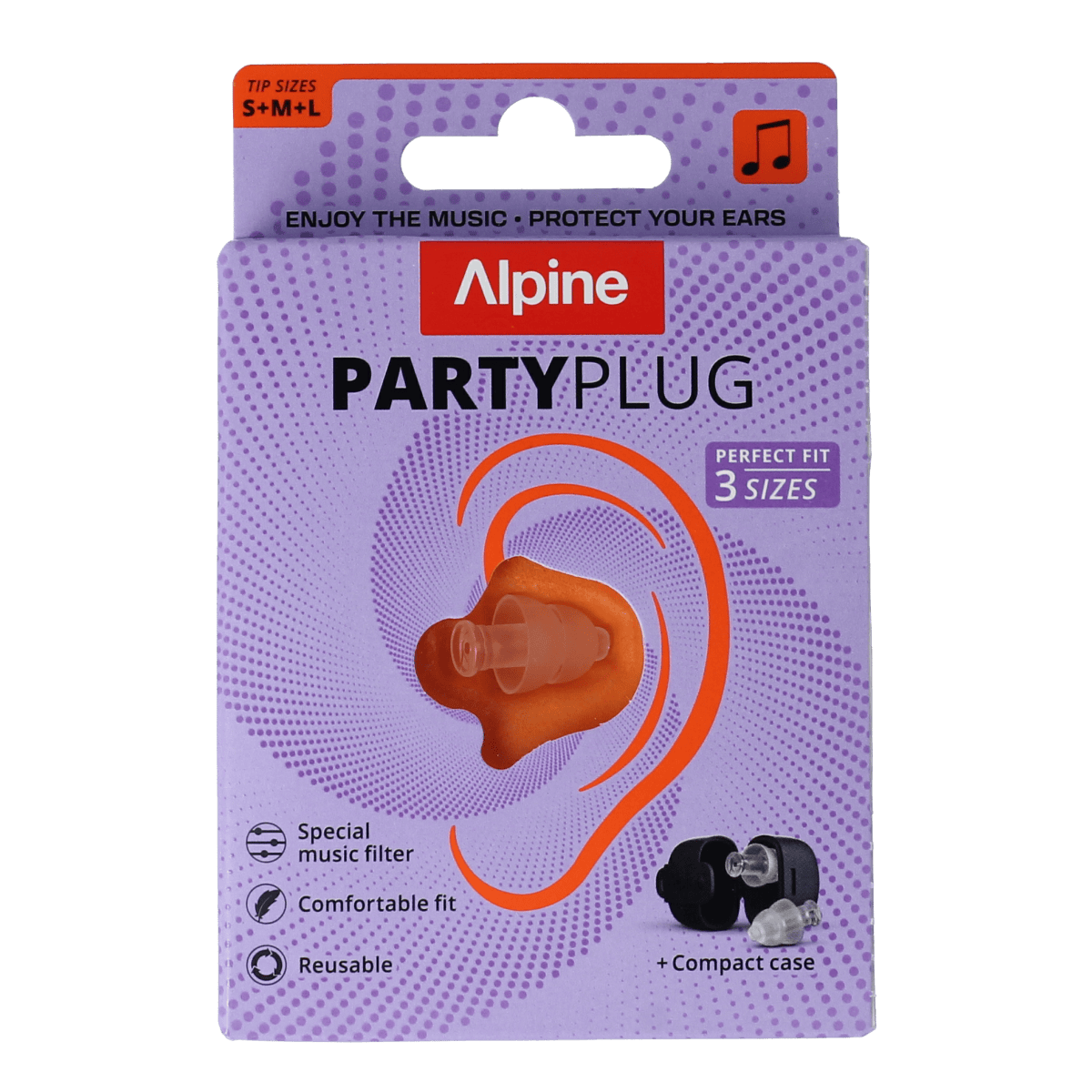 Alpine Gehoorbescherming 1.00 Paar Alpine Partyplug transparant 1.00 Paar