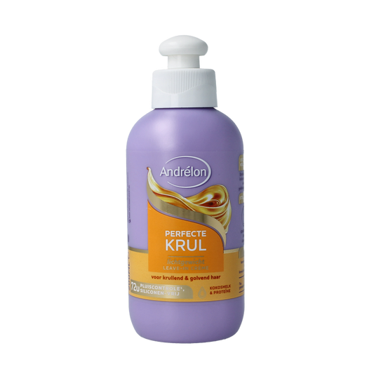 Andrelon Haarverzorging 200 Milliliter Andrelon Leave-in creme perfecte krul 200 Milliliter