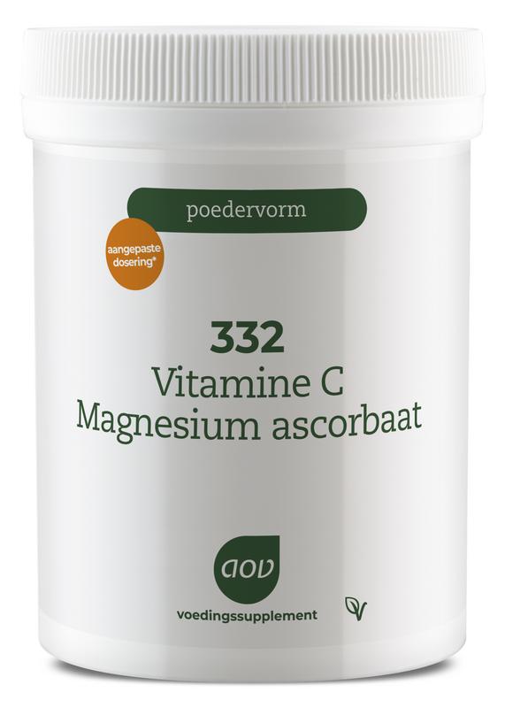 AOV Mineralen Multi 250 Gram AOV 332 Vitamine C magnesium ascorbaat 250 Gram