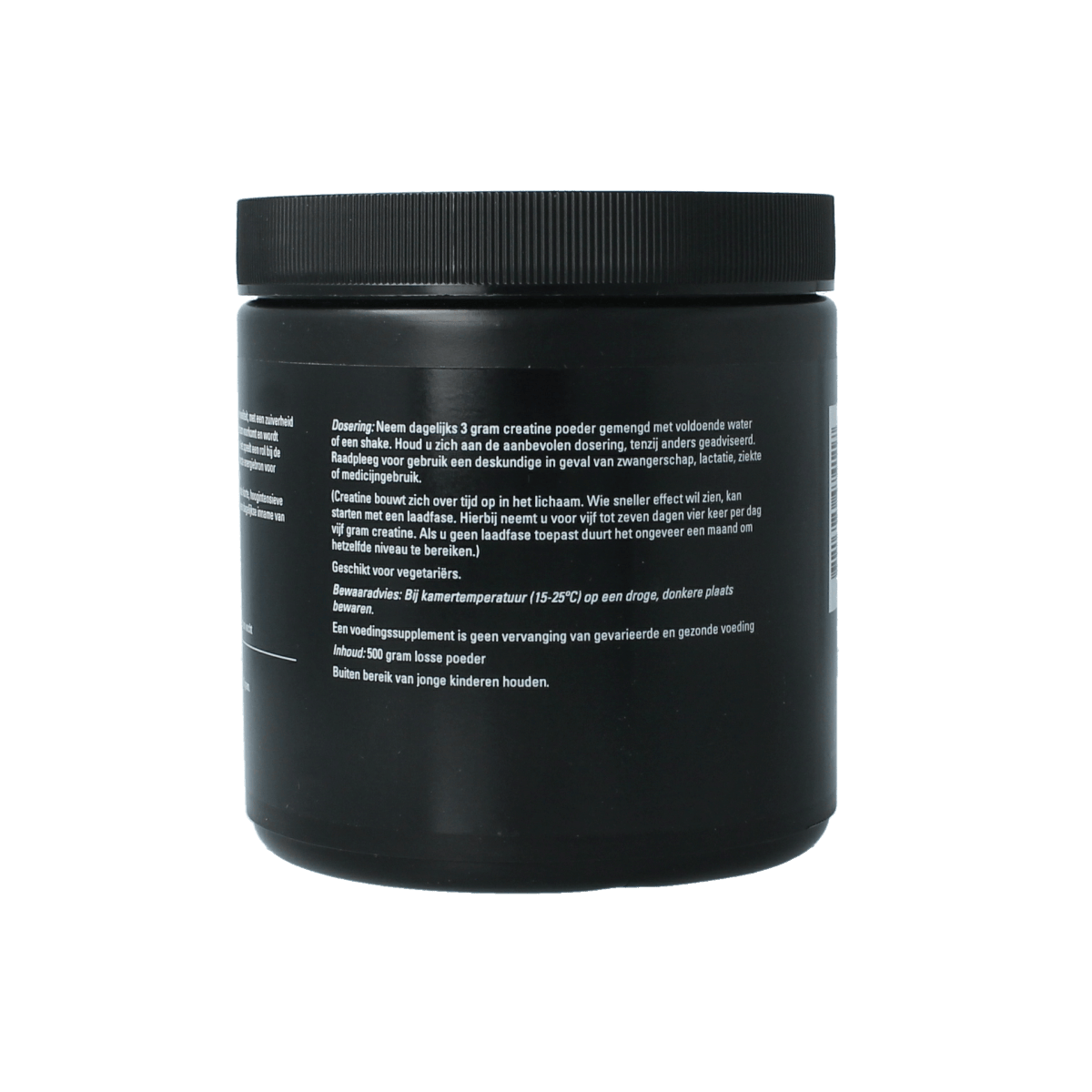 APB Holland Creatine 100% pure, 200 mesh, in a 500g container, shown as white powder in a supplement jar.