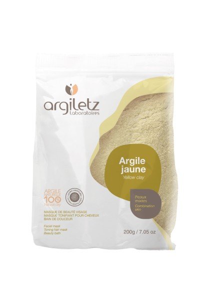 Argiletz Lichaamsverzorging 200 Gram Argiletz Klei zeer fijn geel 200 Gram