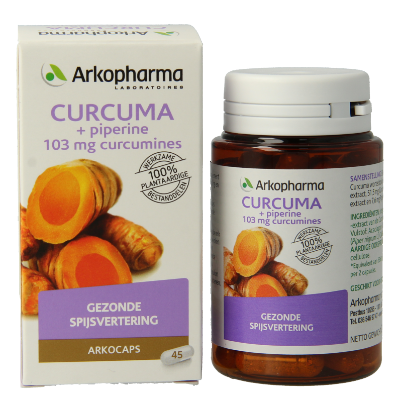 Arkocaps Kruidenpreparaten 45 Capsules Arkocaps Curcuma 45 Capsules