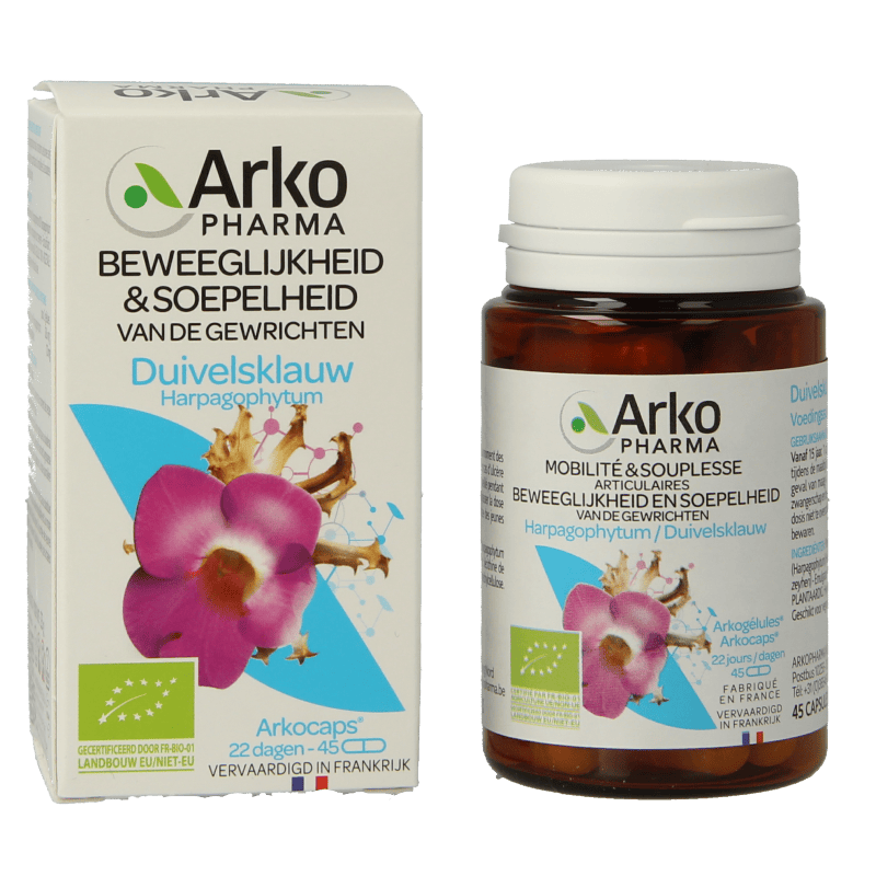 Arkocaps Kruidenpreparaten 45 Capsules Arkocaps Duivelsklauw bio 45 Capsules