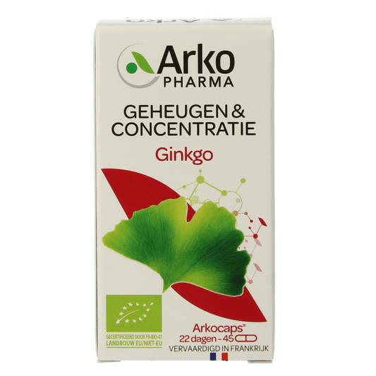 Arkocaps Kruidenpreparaten 45 Capsules Arkocaps Ginkgo bio 45 Capsules