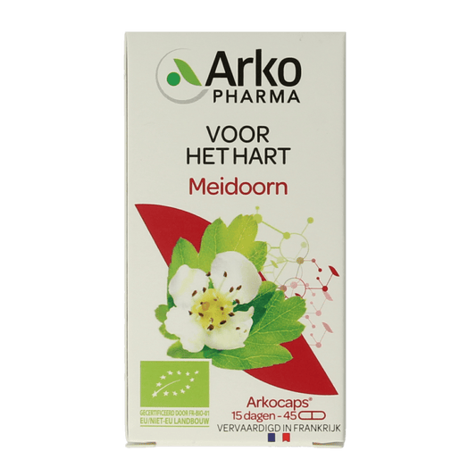 Arkocaps Kruidenpreparaten 45 Capsules Arkocaps Meidoorn bio 45 Capsules
