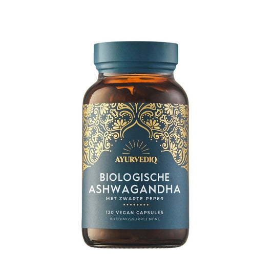 Ayurvediq Kruidenpreparaten 120.00 Capsules Ayurvediq Biologische Ashwagandha 120.00 Capsules