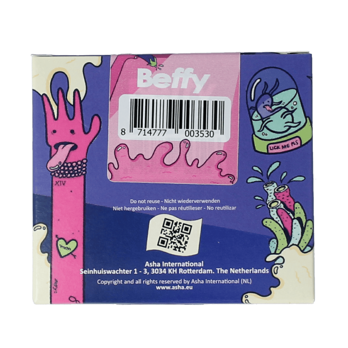 Beffy Erotiek 3.00 Stuks Beffy Beflapjes aroma aardbei 3.00 Stuks