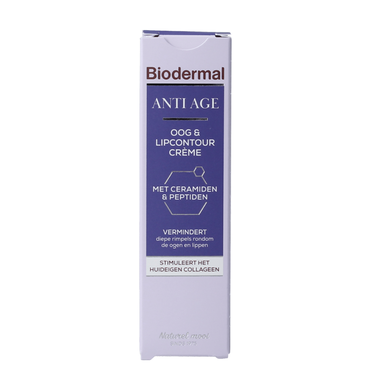 Biodermal Gezichtsverzorging 15.00 Milliliter Biodermal Anti age oog- en lipcontour creme 15.00 Milliliter