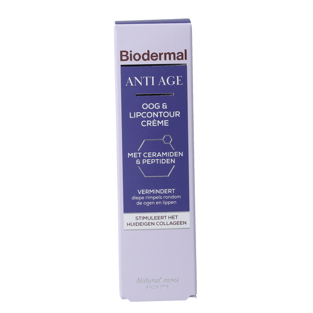 Biodermal Gezichtsverzorging 15.00 Milliliter Biodermal Anti age oog- en lipcontour creme 15.00 Milliliter