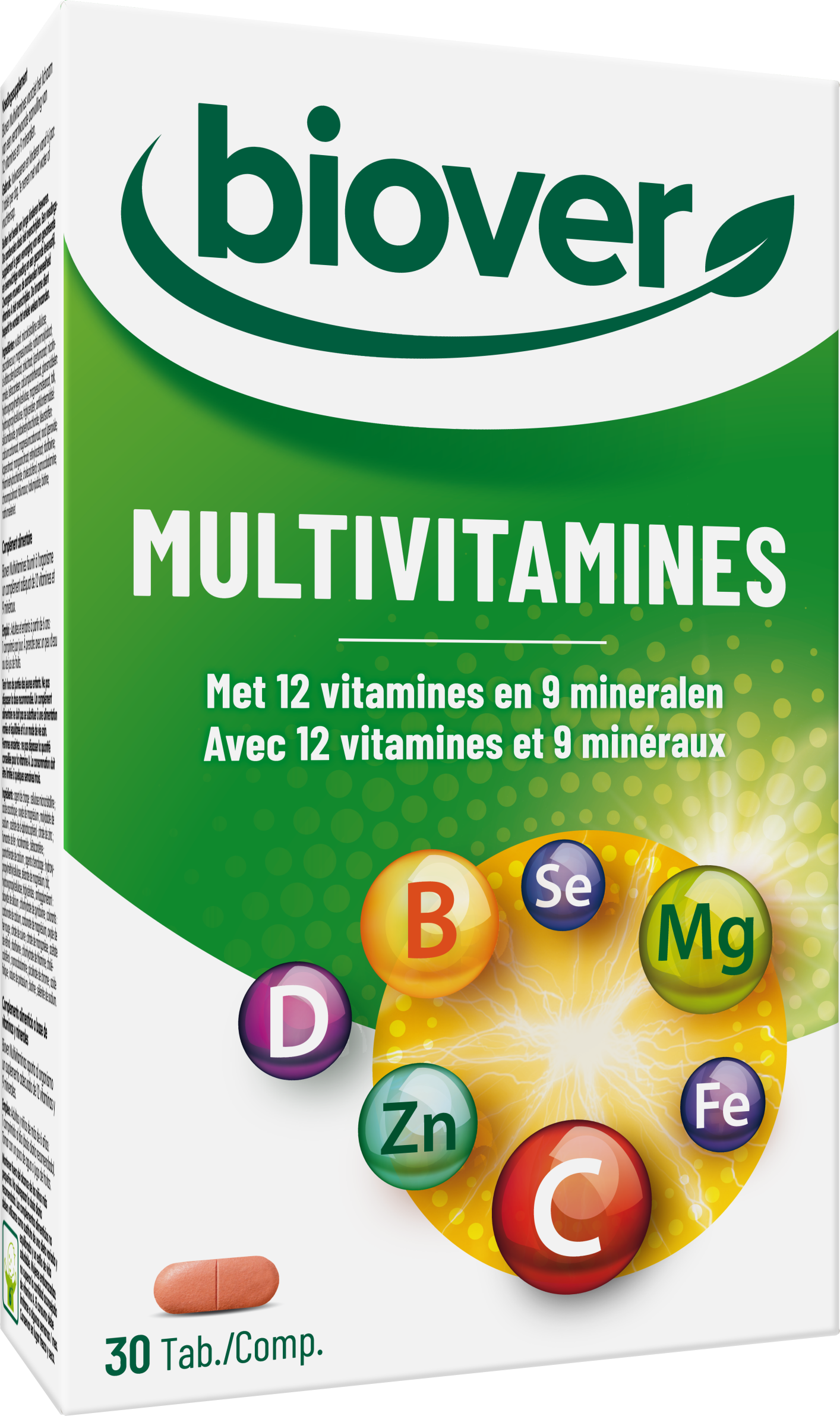 Biover Vitamine Multi 30 Tabletten Biover Multivitamine 30 Tabletten