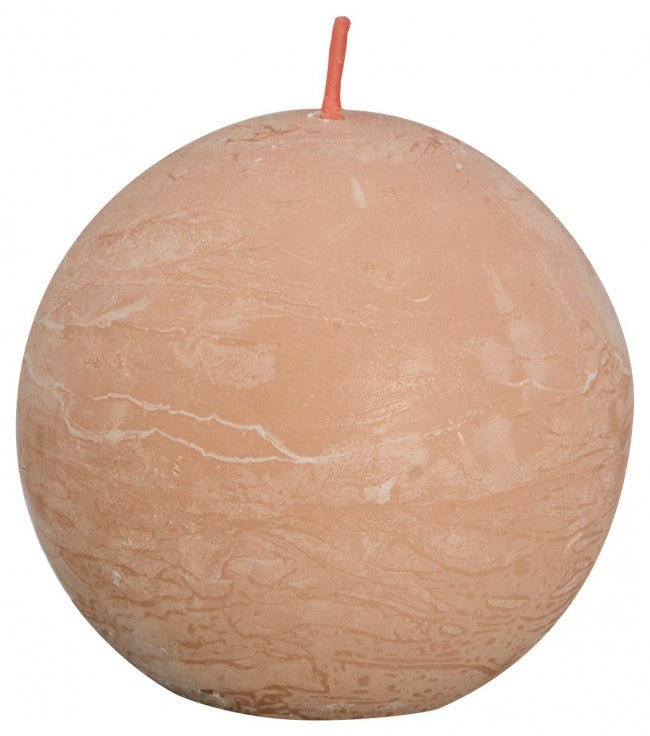 Bolsius Kaarsen 1.00 Stuks Bolsius Rustiek bolkaars shine 76 misty pink 1.00 Stuks