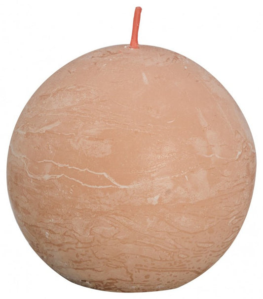 Bolsius Kaarsen 1.00 Stuks Bolsius Rustiek bolkaars shine 76 misty pink 1.00 Stuks