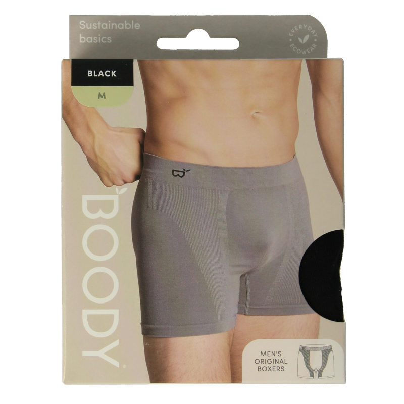 Boody Ondergoed 1 Stuks Boody  Herenboxer zwart M 1 Stuks