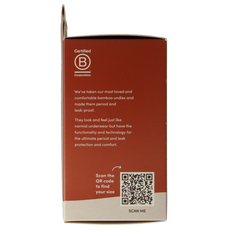 Boody Ondergoed 1 Stuks Boody  Menstruatie ondergoed zwart normaal maat XL 1 Stuks