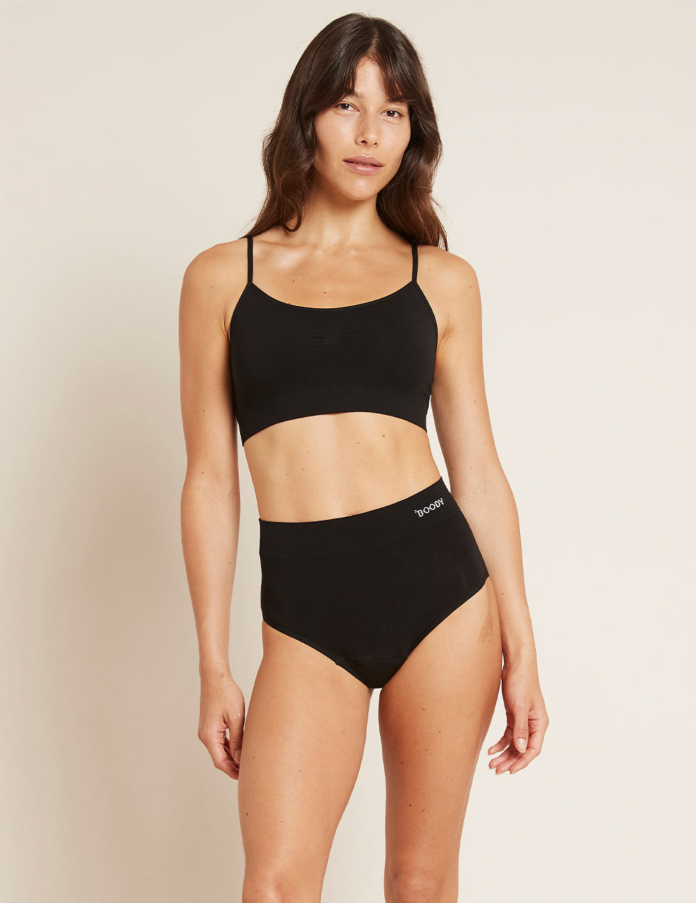 Boody Ondergoed 1 Stuks Boody  Menstruatieondergoed tailleslip zwart licht/norm L 1 Stuks