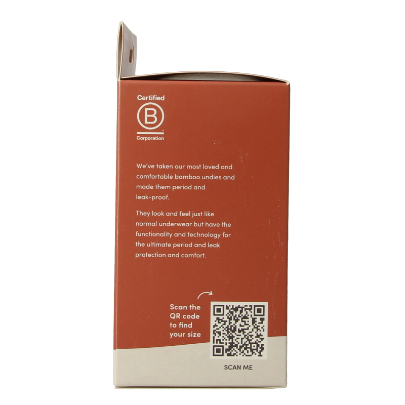 Boody Ondergoed 1 Stuks Boody  Menstruatieondergoed tailleslip zwart normaal L 1 Stuks