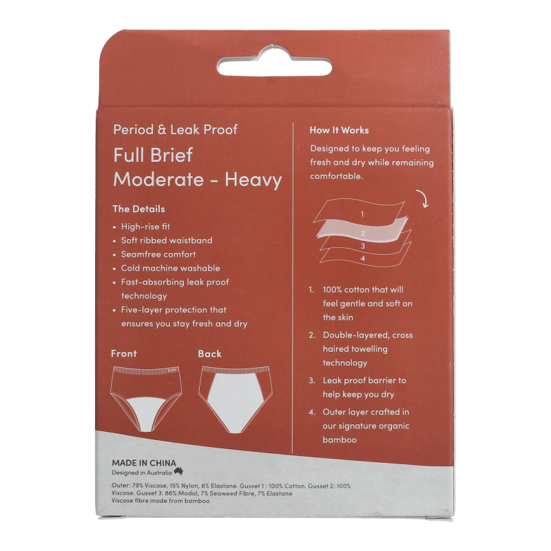 Boody Ondergoed 1 Stuks Boody  Menstruatieondergoed tailleslip zwart normaal XS 1 Stuks