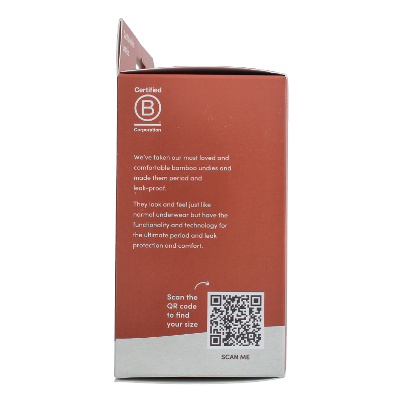 Boody Ondergoed 1 Stuks Boody  Menstruatieondergoed tailleslip zwart normaal XS 1 Stuks
