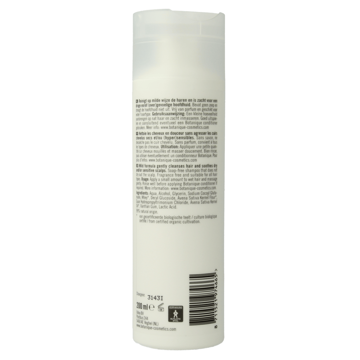 Botanique Haarverzorging 200.00 Milliliter Botanique Shampoo sensitive 200.00 Milliliter