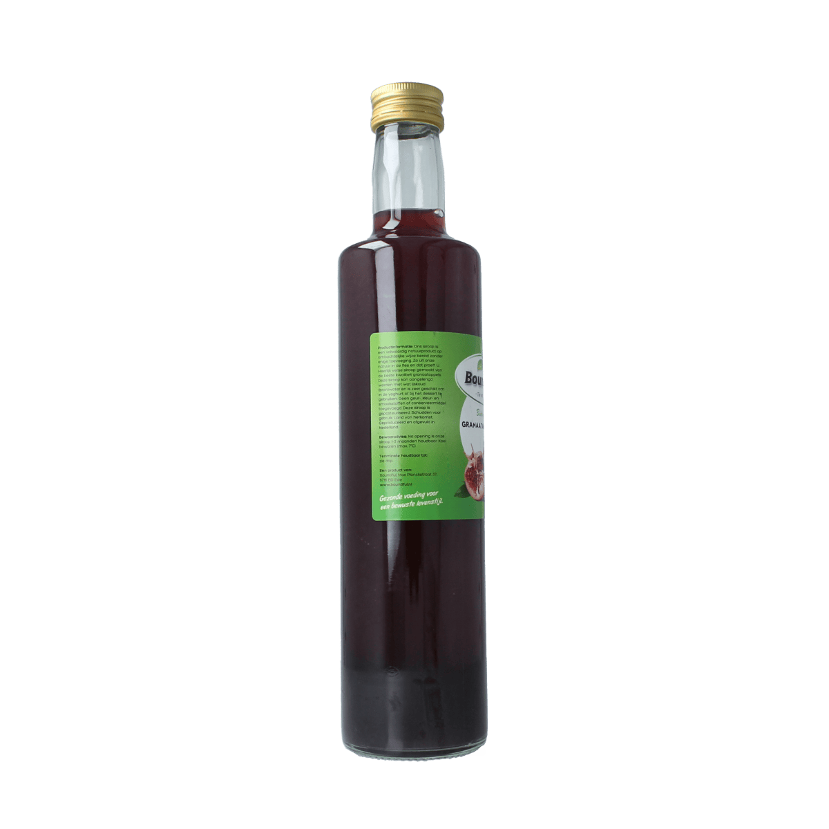 Bountiful Dranken en Sappen 500.00 Milliliter Bountiful Granaatappel siroop bio 500.00 Milliliter