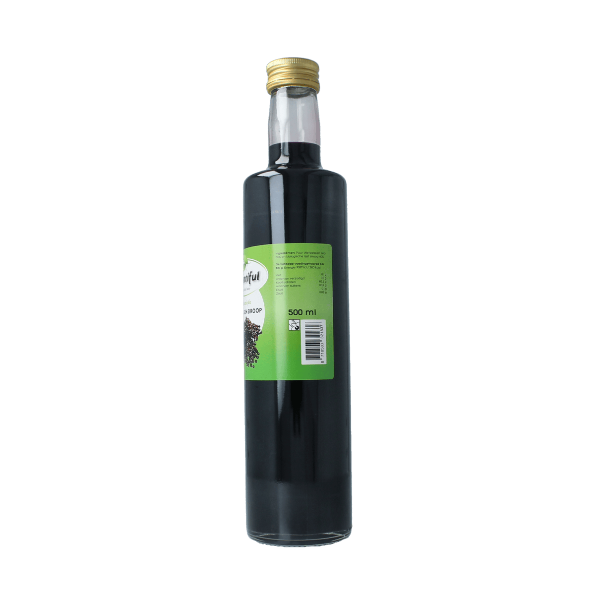 Bountiful Dranken en Sappen 500.00 Milliliter Bountiful Vlierbessen siroop 500.00 Milliliter