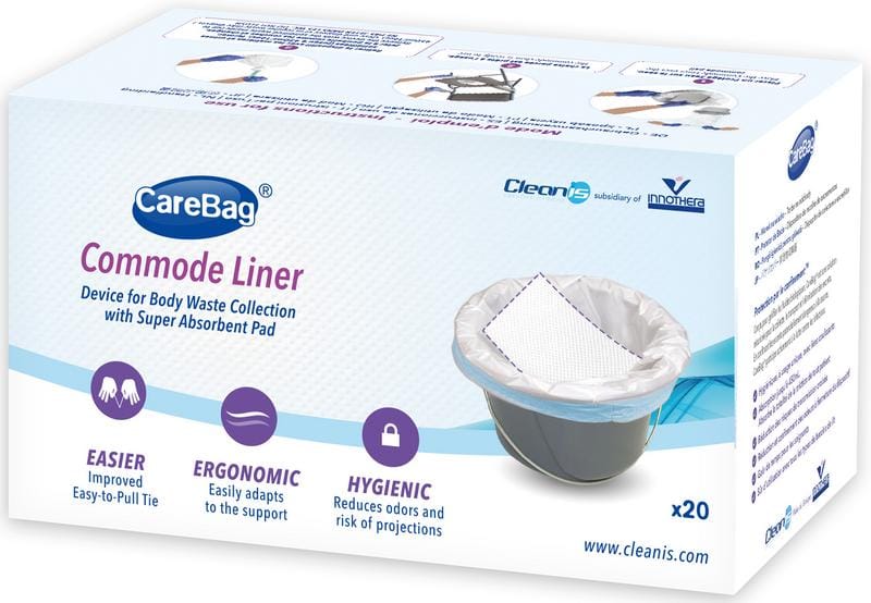 CareBag Incontinentie 20.00 Stuks CareBag Toiletstoel commodeliner 20.00 Stuks